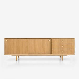 Sideboard D-S03 sliding door and 3 drawers